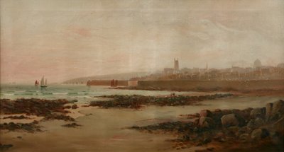 Penzance from Chyandour Beach, 1900 by Le Huguet Le Huguet